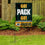 WinCraft Packers Go Pack Go Garden Flag and Stand Pole Holder Mount - Sports Collectibles, Sports Memorabilia, Sports Fan Shop, Sports Gifts