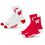 For Bare Feet NCAA Wisconsin Badgers Quarter Sock Two Pack Team Colors Large - Sports Gifts, Sports Memorabilia, Sports Collectibles, Fan Shop