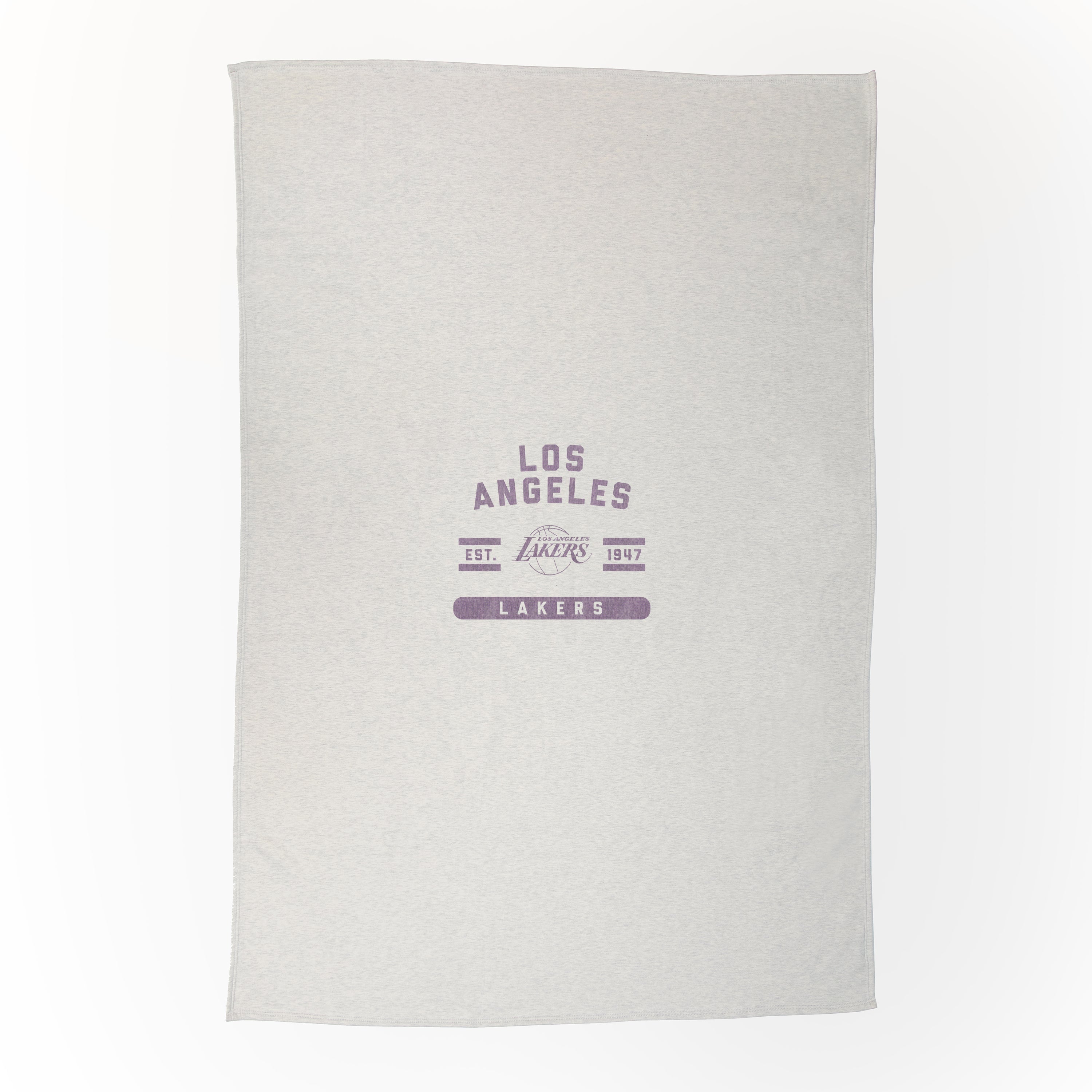 Los Angeles Lakers Oatmeal Sweatshirt Blanket