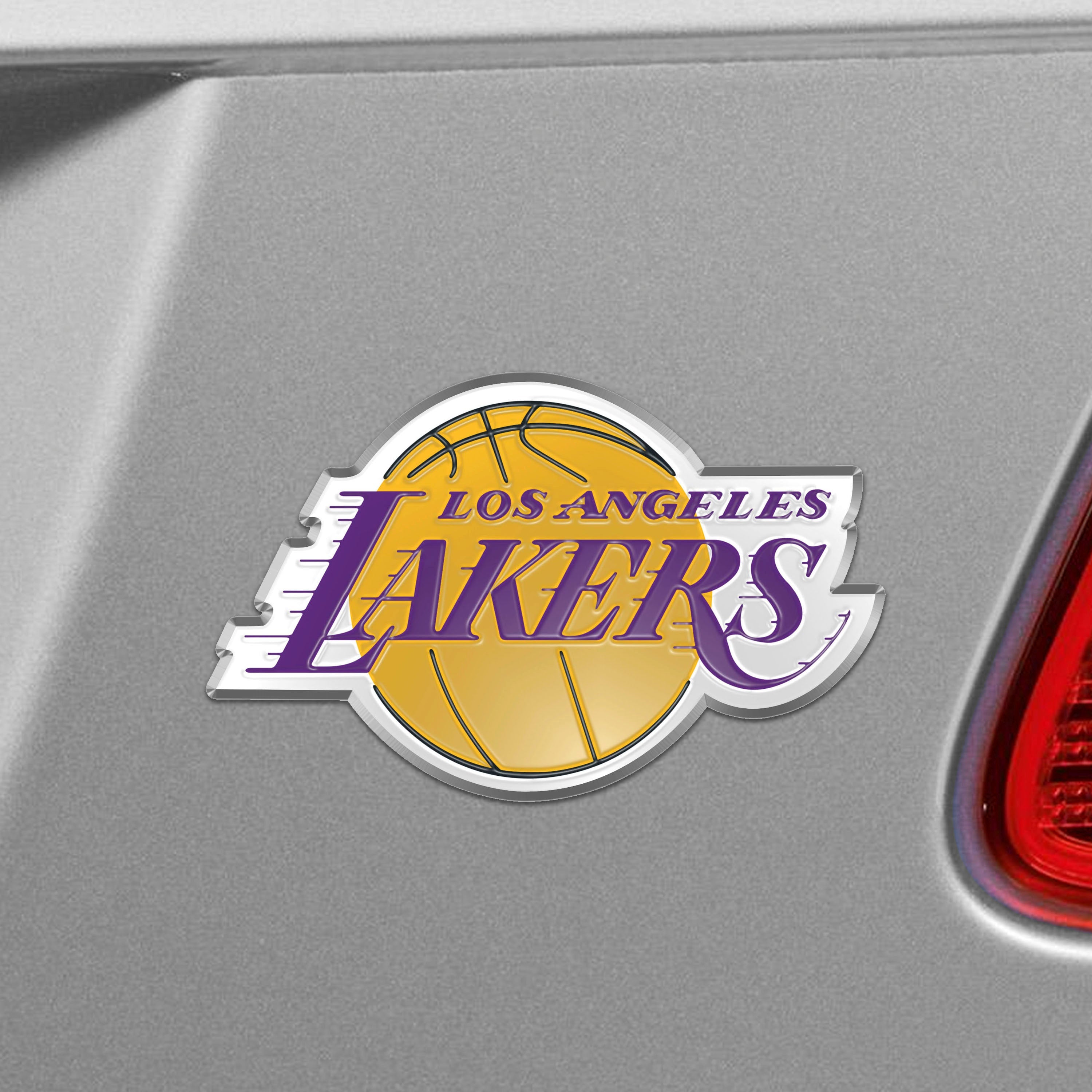 NBA - Los Angeles Lakers Embossed Color Emblem - Sports Gifts, Sports Memorabilia, Sports Collectibles, Fan Shop