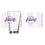 Los Angeles Lakers 16oz Gameday Pint Glass - Sports Gifts, Sports Memorabilia, Sports Collectibles, Fan Shop
