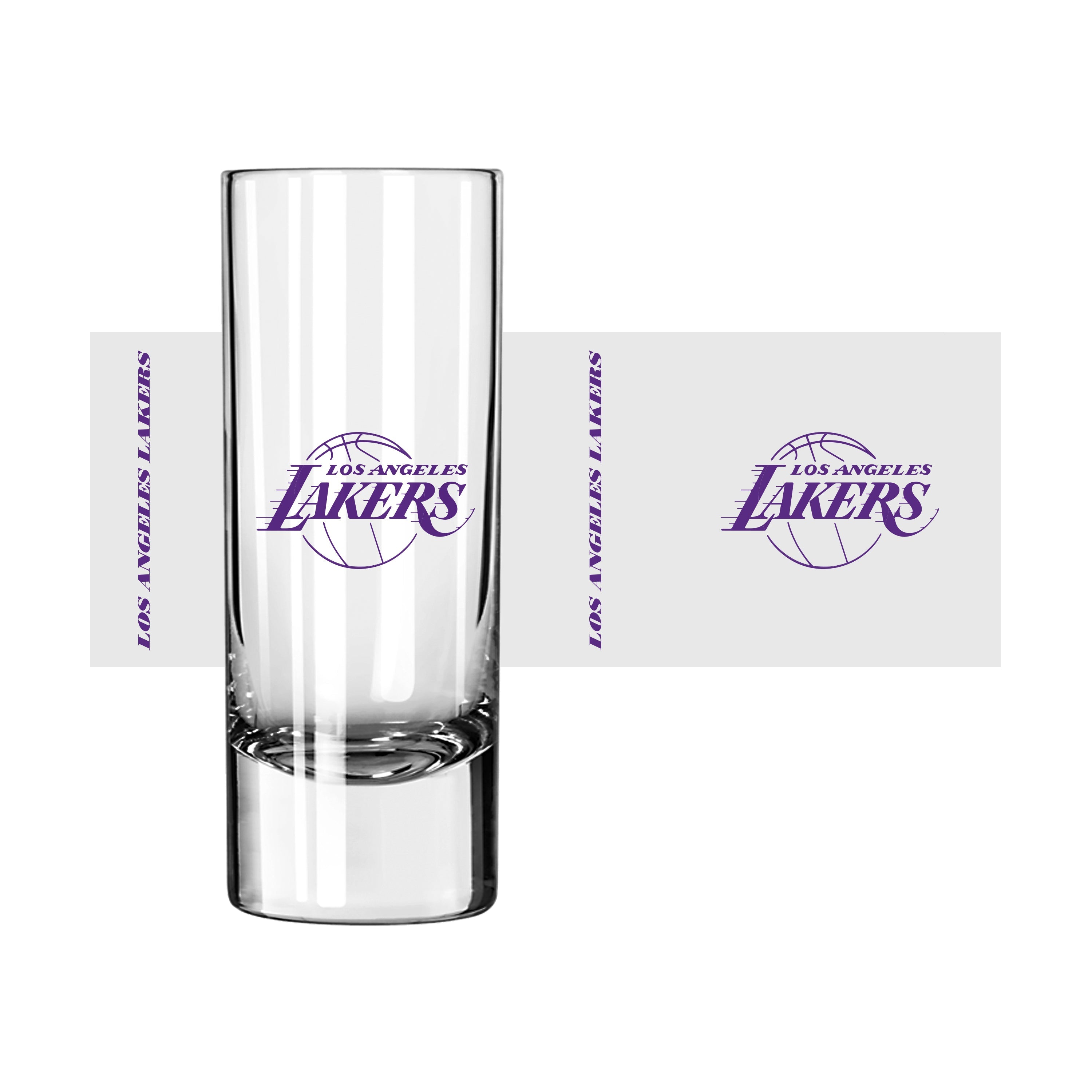 Los Angeles Lakers 2.5oz Gameday Shooter Glass - Sports Gifts, Sports Memorabilia, Sports Collectibles, Fan Shop