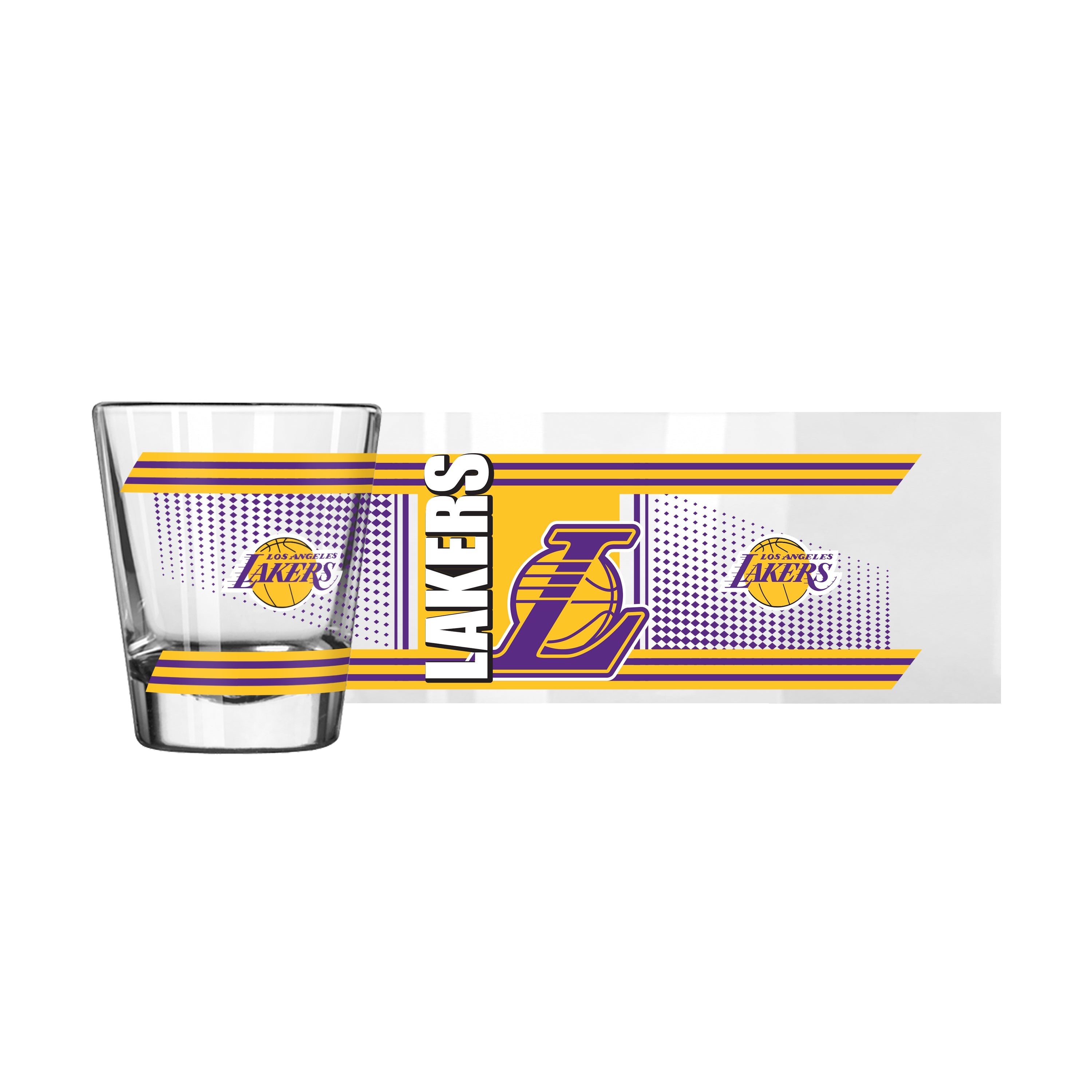 Los Angeles Lakers 2oz Hero Shot Glass - Sports Gifts, Sports Memorabilia, Sports Collectibles, Fan Shop