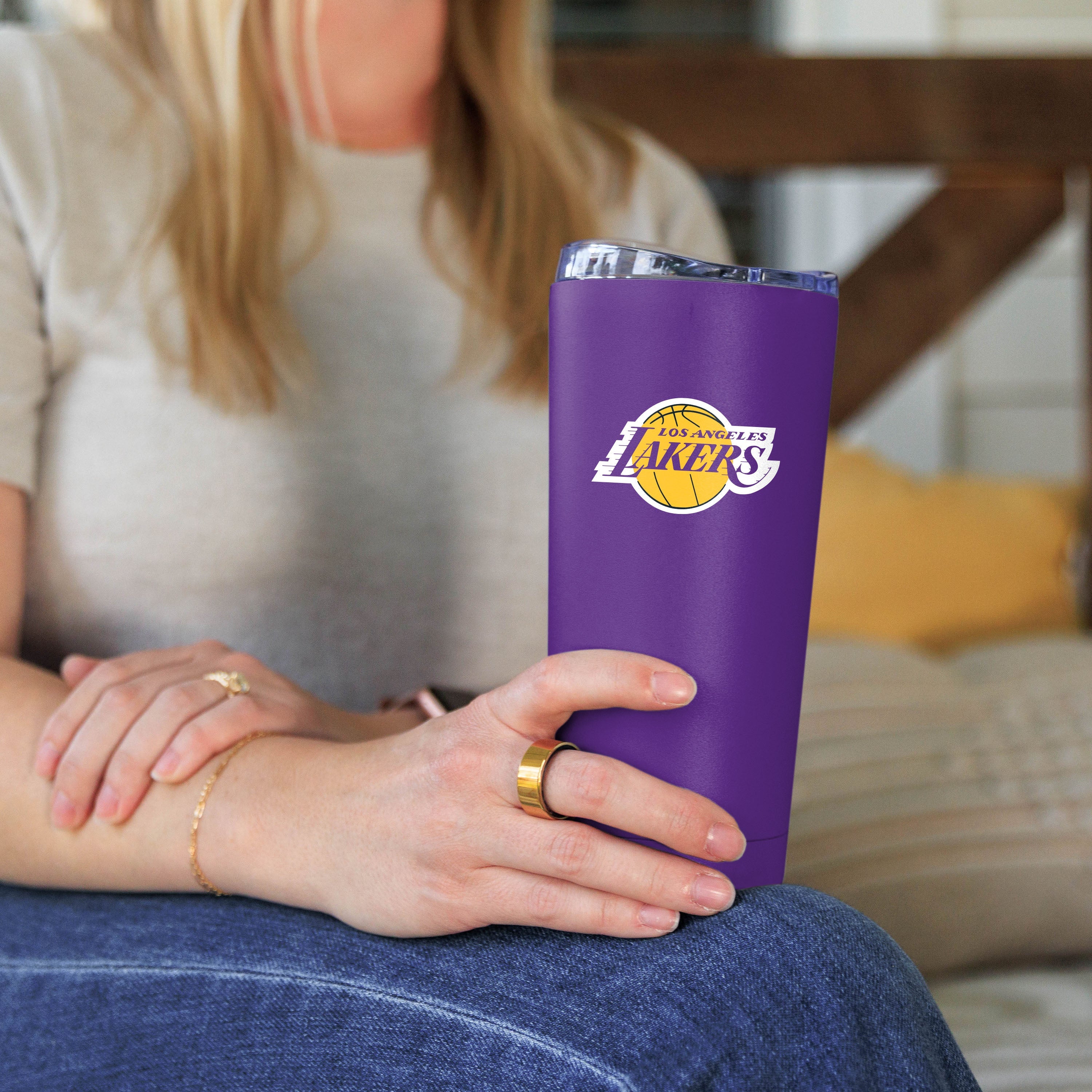 Los Angeles Lakers 20oz Flipside Powder Coat Tumbler - Sports Gifts, Sports Memorabilia, Sports Collectibles, Fan Shop