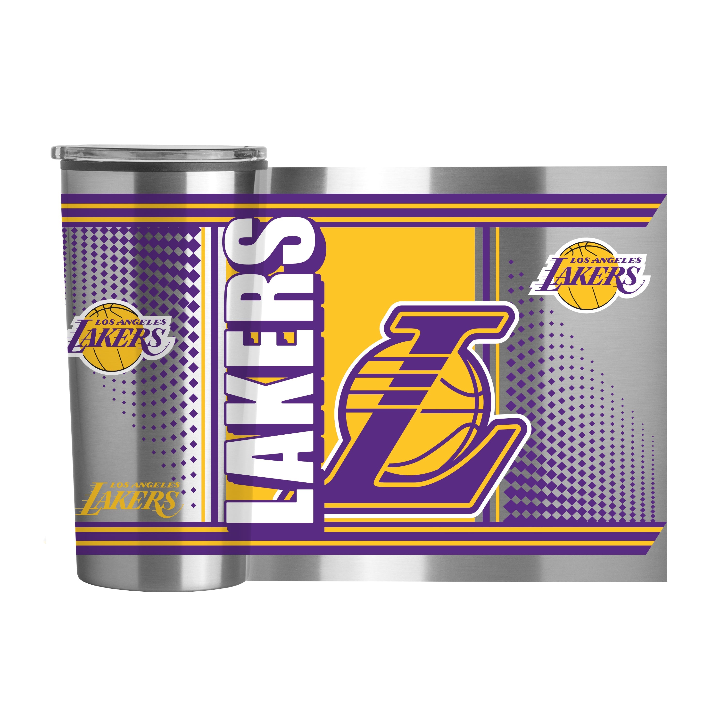 Los Angeles Lakers 20oz Hero Fusion Tumbler - Sports Gifts, Sports Memorabilia, Sports Collectibles, Fan Shop