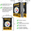 WinCraft Pittsburgh Steelers Welcome Home Decorative Garden Flag Double Sided Banner - Sports Collectibles, Sports Memorabilia, Sports Fan Shop, Sports Gifts