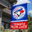 WinCraft Toronto Blue Jays Double Sided House Flag - Sports Collectibles, Sports Memorabilia, Sports Fan Shop, Sports Gifts