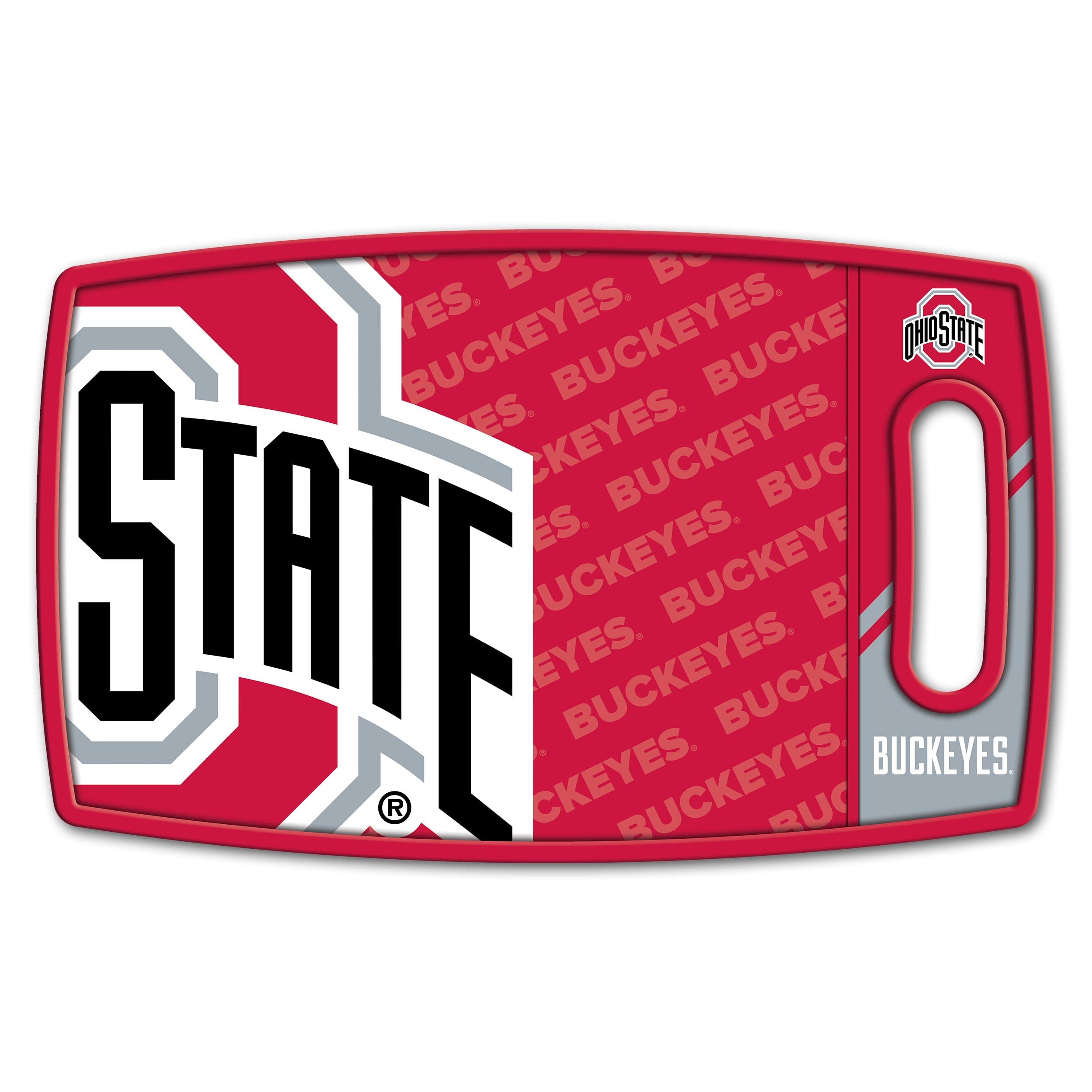 YouTheFan NCAA Ohio State Buckeyes Logo Series Cutting Board - Sports Collectibles, Sports Memorabilia, Sports Fan Shop, Sports Gifts