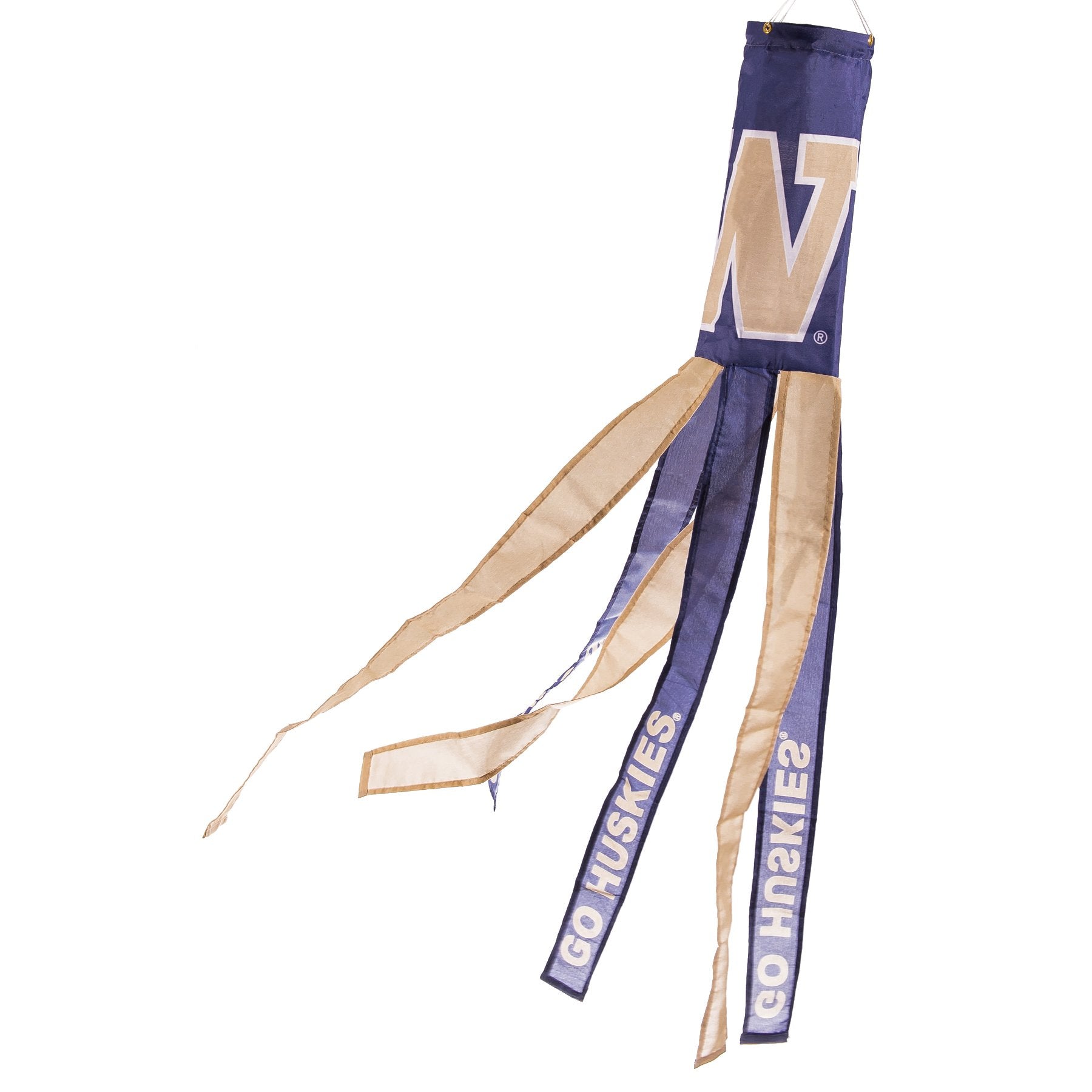 College Flags & Banners Co. Washington Windsock - Sports Collectibles, Sports Memorabilia, Sports Fan Shop, Sports Gifts