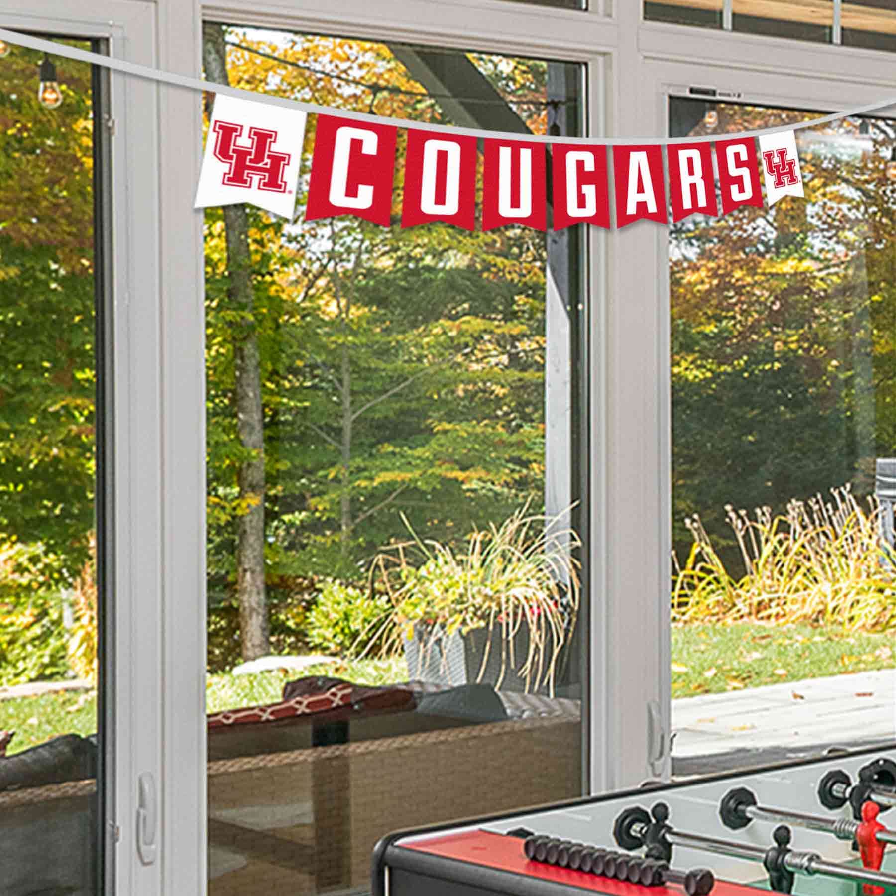 Houston Cougars Banner String Pennant Flags - Sports Collectibles, Sports Memorabilia, Sports Fan Shop, Sports Gifts
