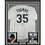 Framed Autographed/Signed Frank Thomas HOF 2014 35x39 Chicago Pinstripe Baseball Jersey JSA COA