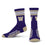 For Bare Feet NCAA Washington Huskies 4 Stripe Deuce Crew Sock Team Color MEDIUM - Sports Gifts, Sports Memorabilia, Sports Collectibles, Fan Shop