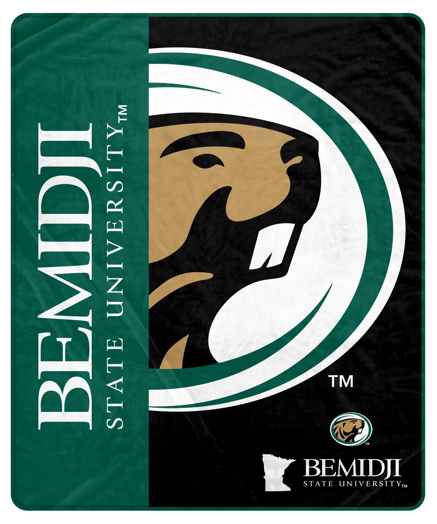 Proformance Home NCAA Bemidji State Beavers Endzone Ultra Soft Tailgate Throw - Sports Gifts, Sports Memorabilia, Sports Collectibles, Fan Shop