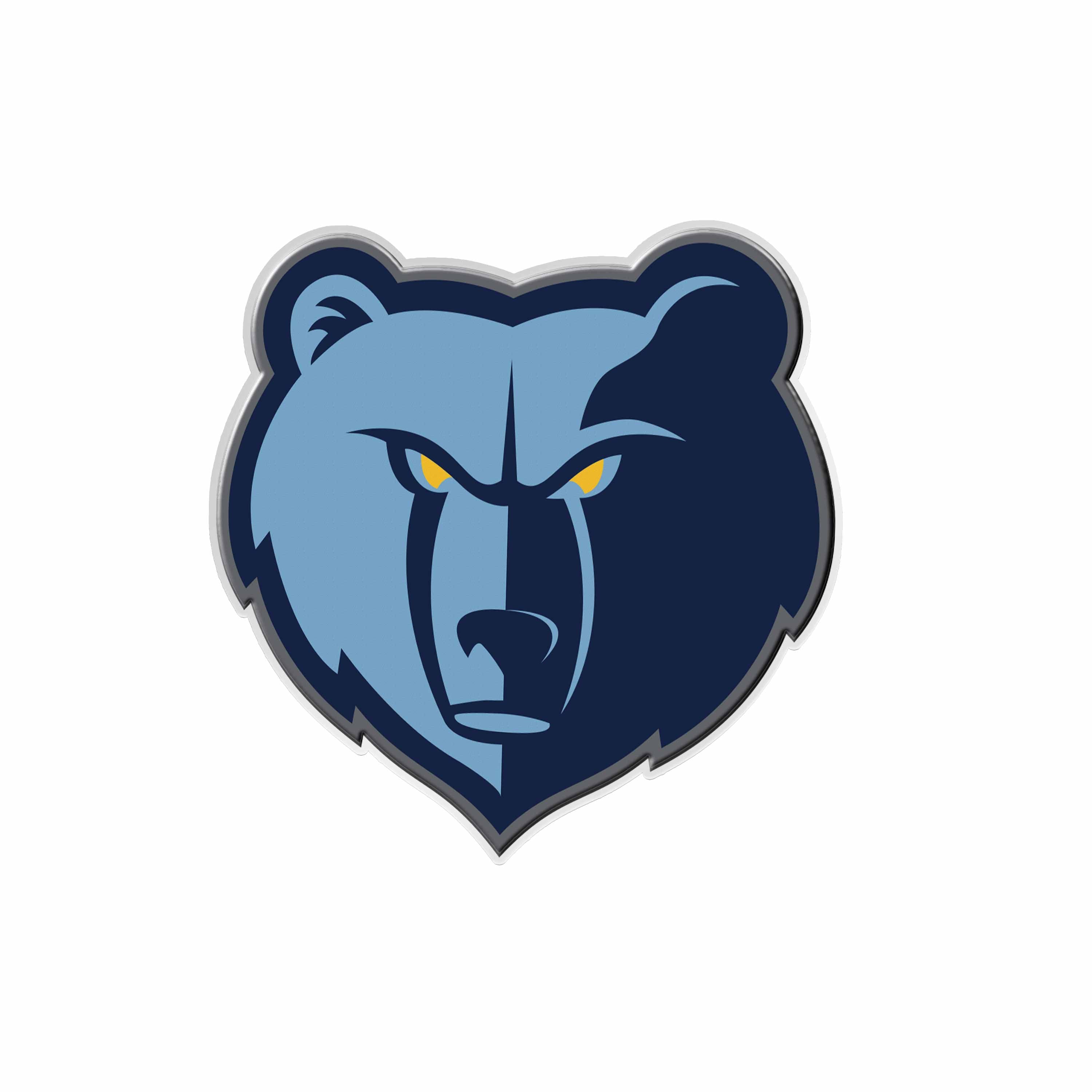 Memphis Grizzlies Embossed Color Emblem