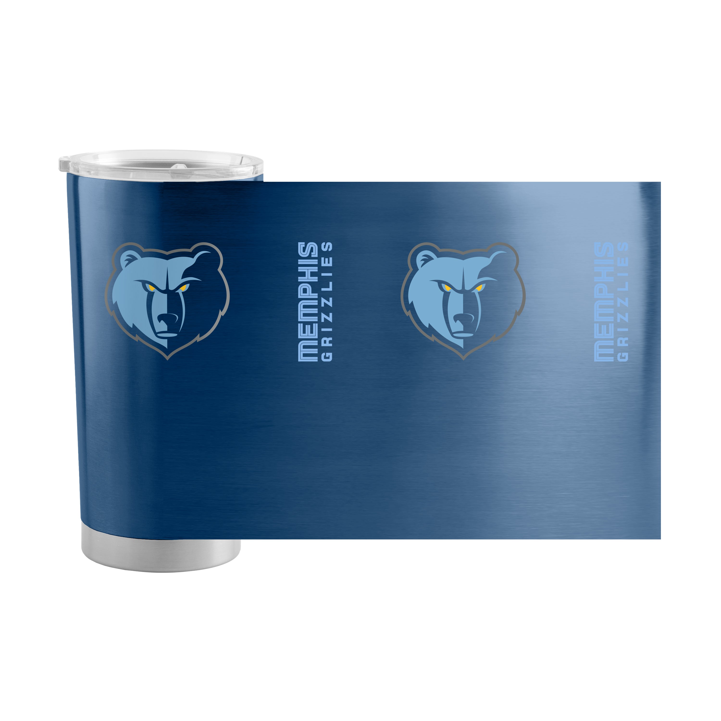 Memphis Grizzlies 20oz Gameday Stainless Steel Tumbler - Sports Gifts, Sports Memorabilia, Sports Collectibles, Fan Shop