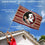 College Flags & Banners Co. Florida State Chevron FSU Flag with Pole and Bracket Kit - Sports Collectibles, Sports Memorabilia, Sports Fan Shop, Sports Gifts