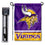 WinCraft Minnesota Vikings Garden Flag with Stand Holder - Sports Collectibles, Sports Memorabilia, Sports Fan Shop, Sports Gifts