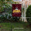College Flags & Banners Co. Loyola Chicago Ramblers Garden Flag with Pole Stand Holder - Sports Collectibles, Sports Memorabilia, Sports Fan Shop, Sports Gifts