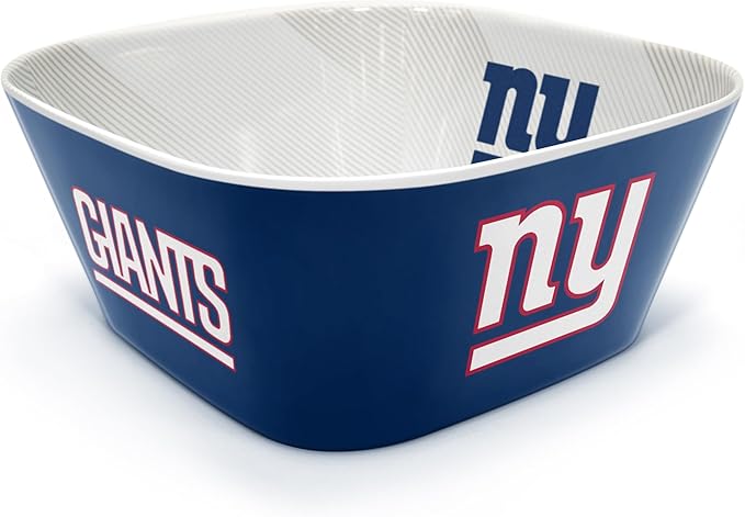 YouTheFan NFL New York Giants Large Party Bowl - Sports Collectibles, Sports Memorabilia, Sports Fan Shop, Sports Gifts