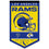 WinCraft Los Angeles Rams Heritage History Banner Pennant - Sports Collectibles, Sports Memorabilia, Sports Fan Shop, Sports Gifts