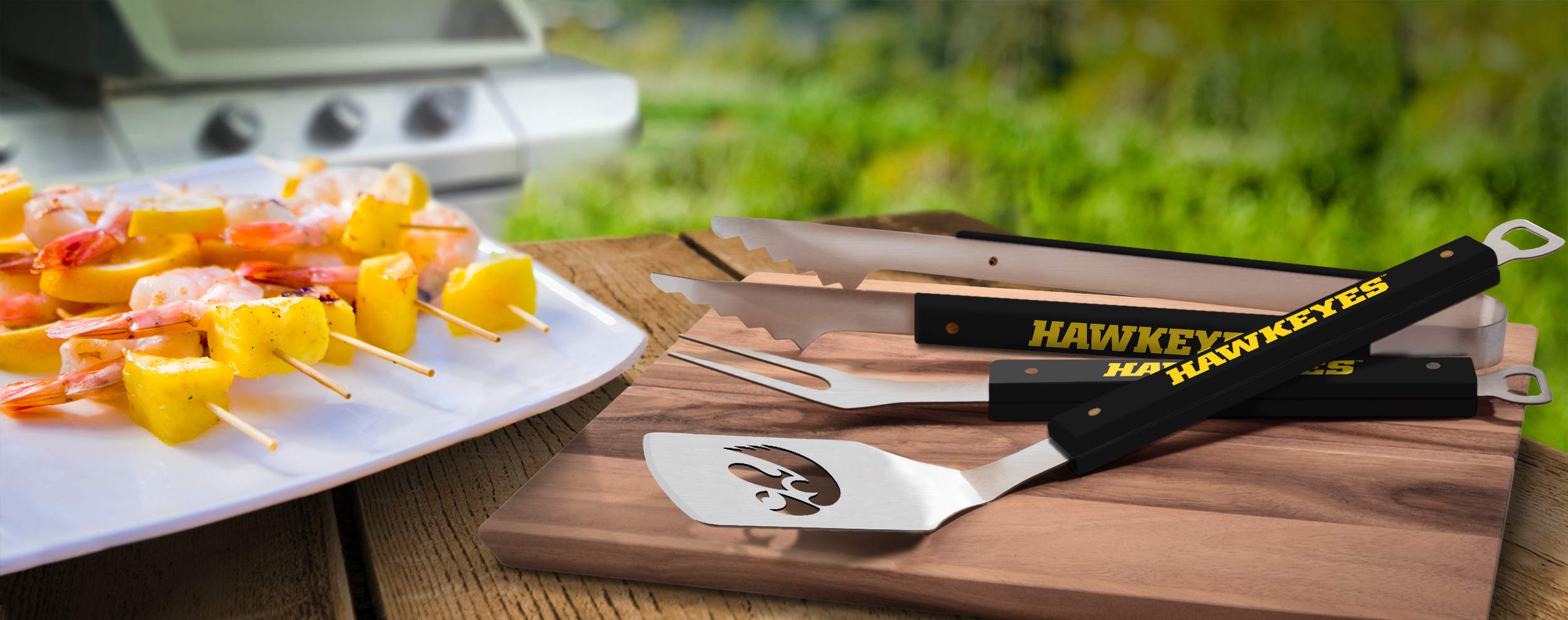 YouTheFan NCAA Spirit Series 3pc BBQ Set - Sports Collectibles, Sports Memorabilia, Sports Fan Shop, Sports Gifts