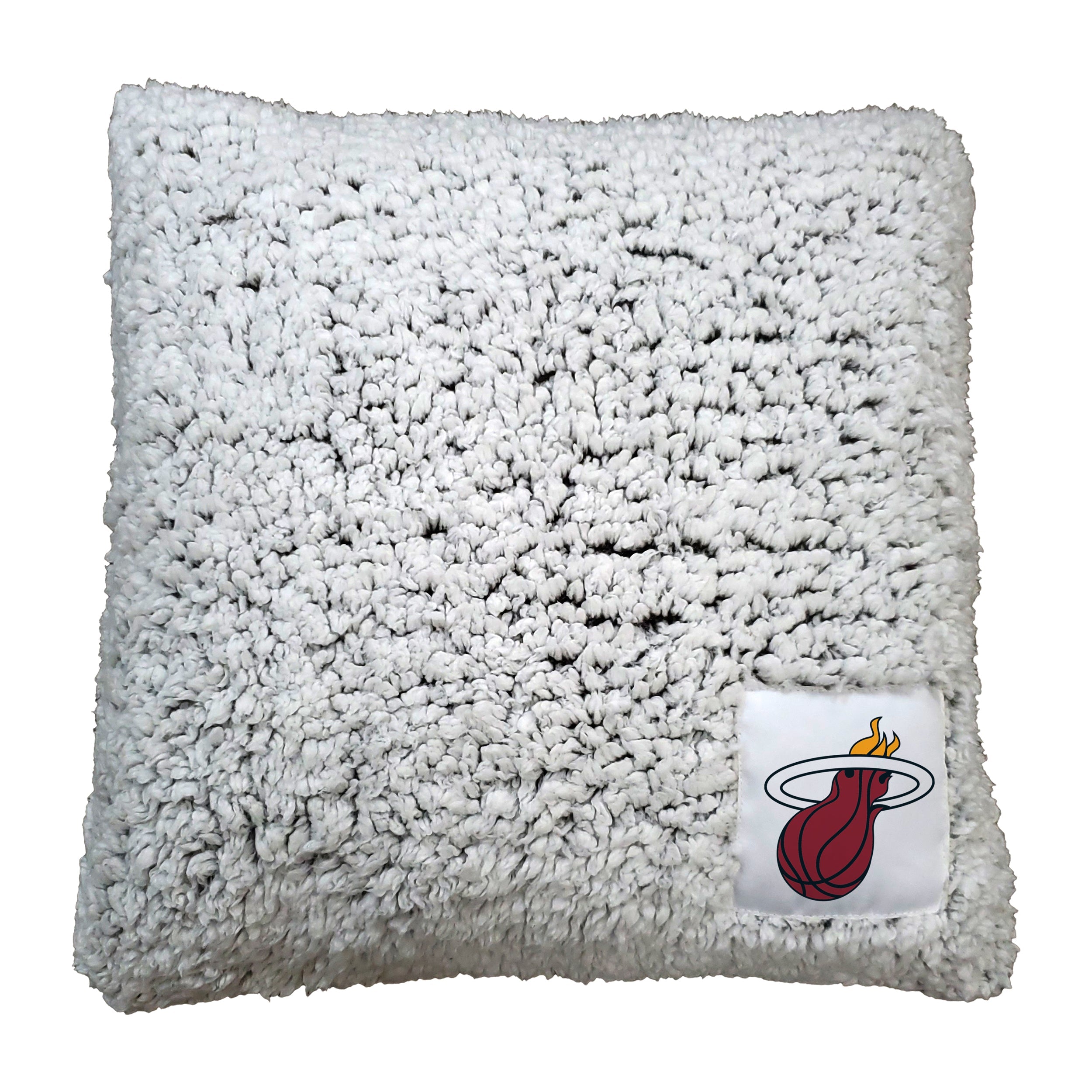 Miami Heat Frosty Throw Pillow