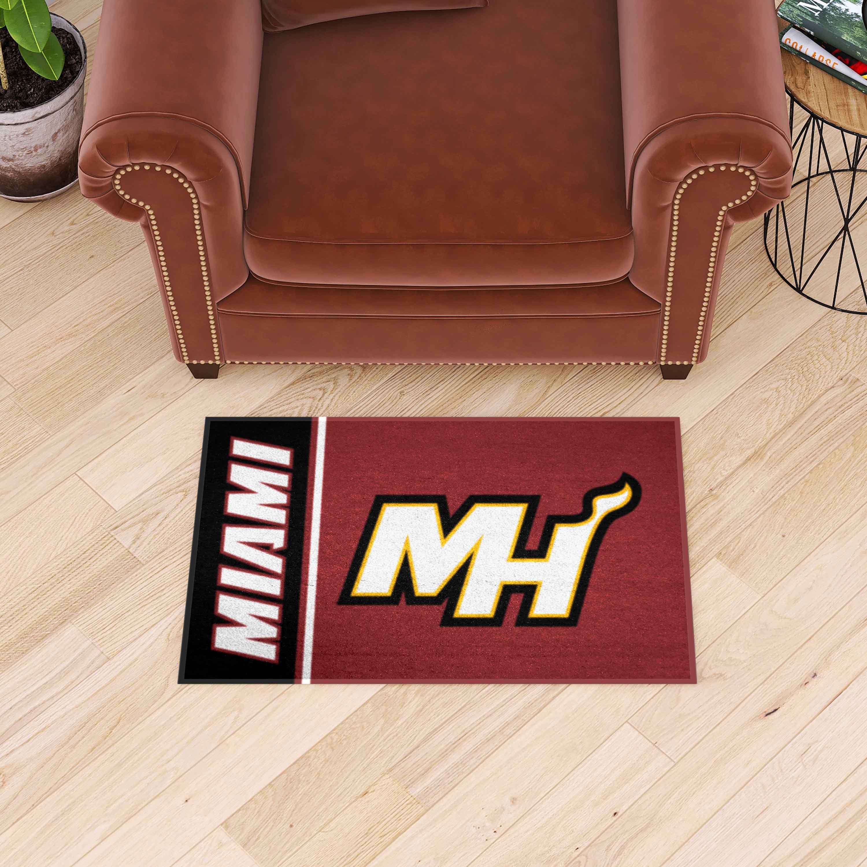 NBA - Miami Heat Starter Mat - Uniform - Sports Gifts, Sports Memorabilia, Sports Collectibles, Fan Shop