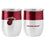 Miami Heat Color Block 16 oz Stainless Curved Beverage