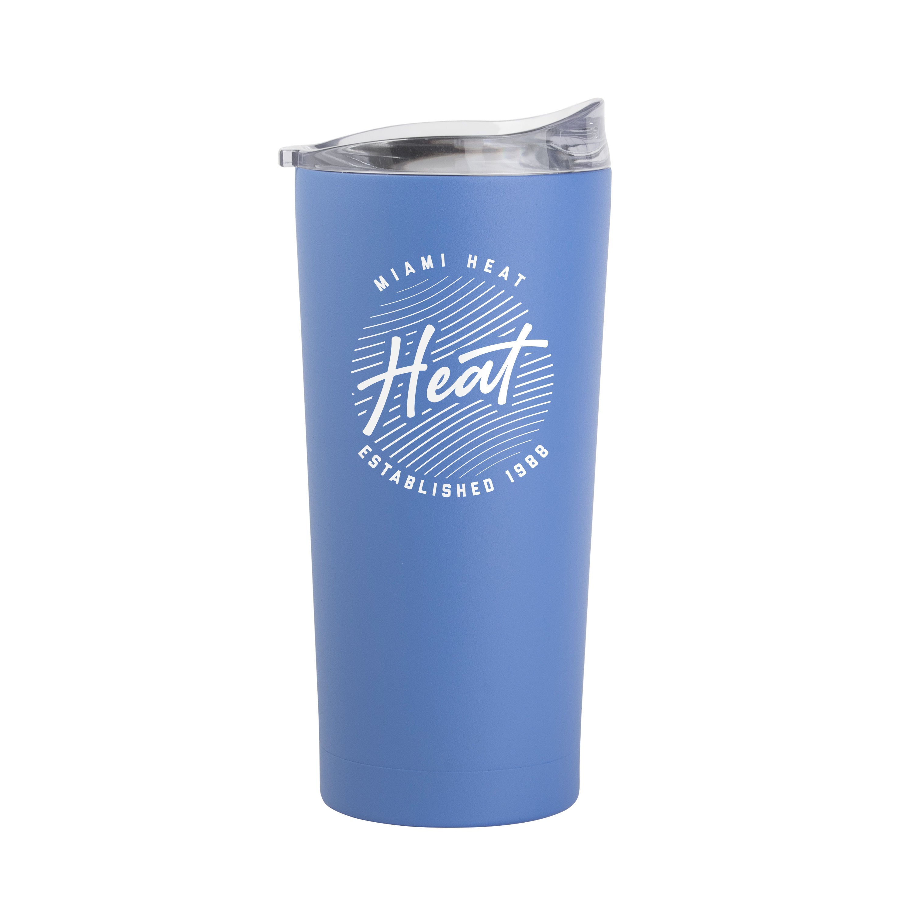 Miami Heat 20oz Retro Script Arctic Powder Coat Tumbler - Sports Gifts, Sports Memorabilia, Sports Collectibles, Fan Shop