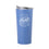 Miami Heat 20oz Retro Script Arctic Powder Coat Tumbler