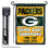 WinCraft Green Bay Packers 4 Time Champions Garden Flag and Pole Stand Holder - Sports Collectibles, Sports Memorabilia, Sports Fan Shop, Sports Gifts