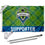 WinCraft Seattle Sounders Supporter Flag Pole and Bracket Set - Sports Collectibles, Sports Memorabilia, Sports Fan Shop, Sports Gifts