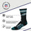 For Bare Feet NFL Youth 4 Stripe Deuce Crew Sock, Philadelphia Eagles, One Size - Sports Gifts, Sports Memorabilia, Sports Collectibles, Fan Shop
