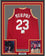 Framed Autographed/Signed Calvin Murphy 35x39 Houston Red Basketball Jersey PSA/DNA COA