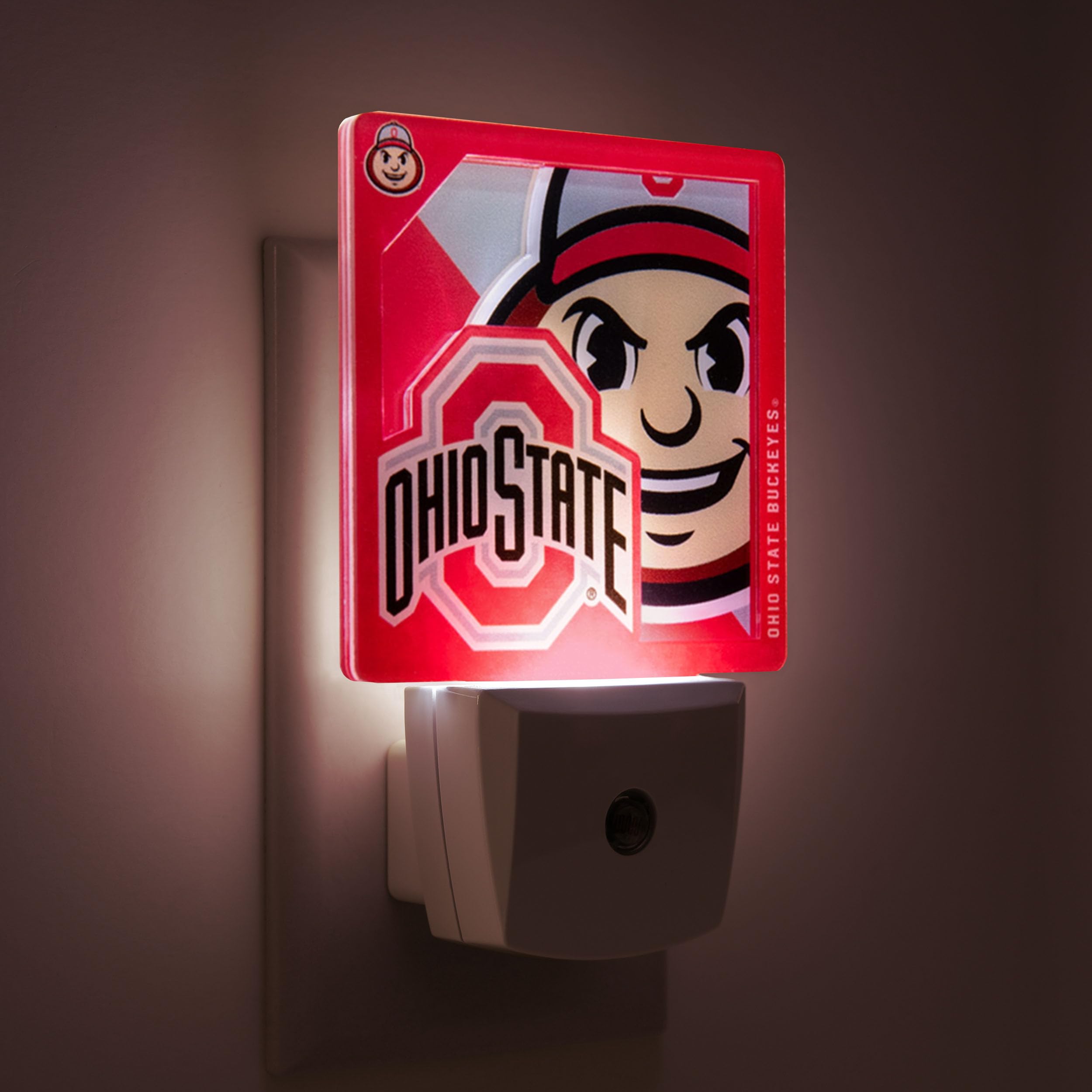 YouTheFan NCAA Ohio State Buckeyes Logo Series Nite Light - Sports Collectibles, Sports Memorabilia, Sports Fan Shop, Sports Gifts