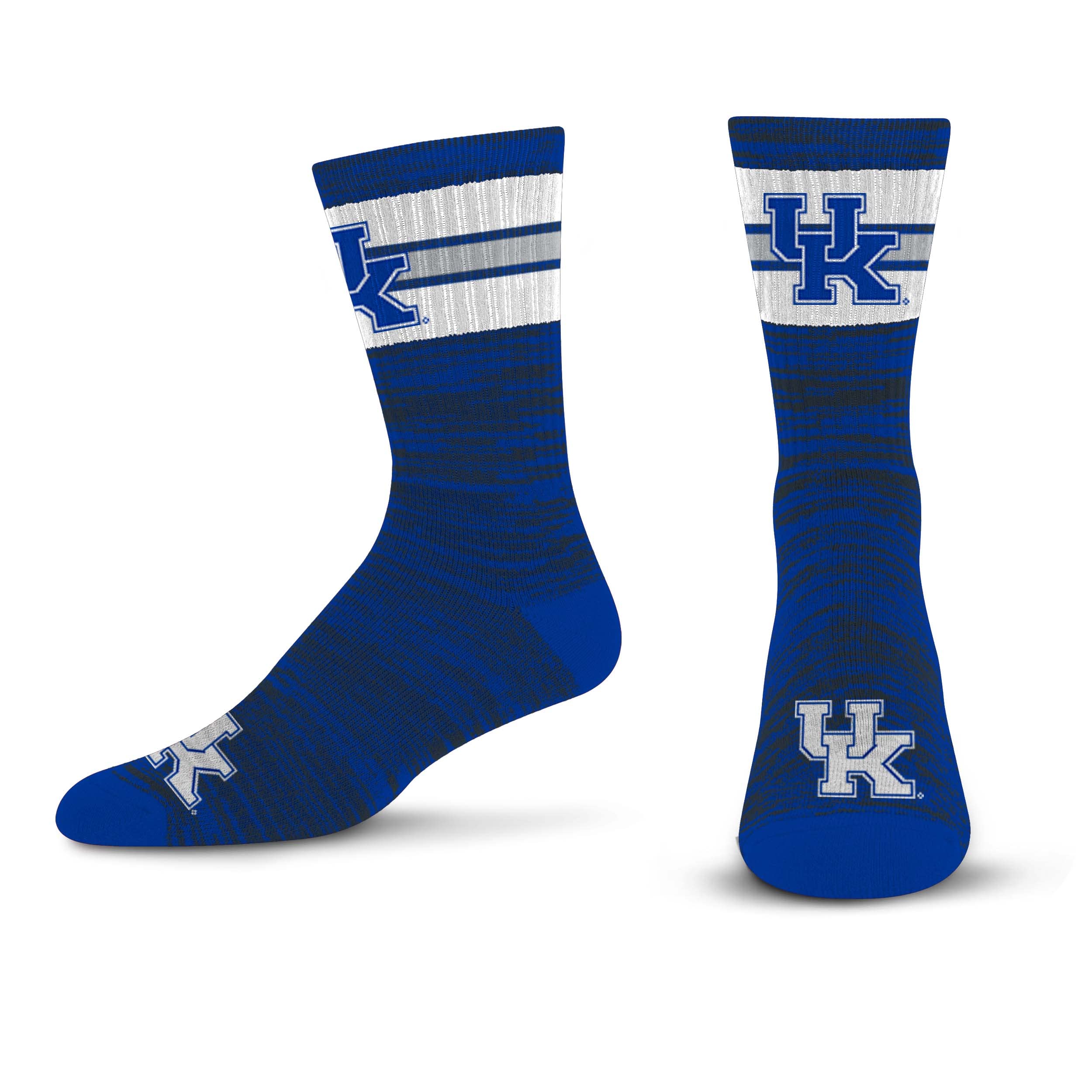 For Bare Feet Men's NCAA Kentucky Wildcats First String Crew Sock Team Color Large - Sports Gifts, Sports Memorabilia, Sports Collectibles, Fan Shop