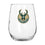 Milwaukee Bucks 16oz Satin Etch Curved Beverage Glass