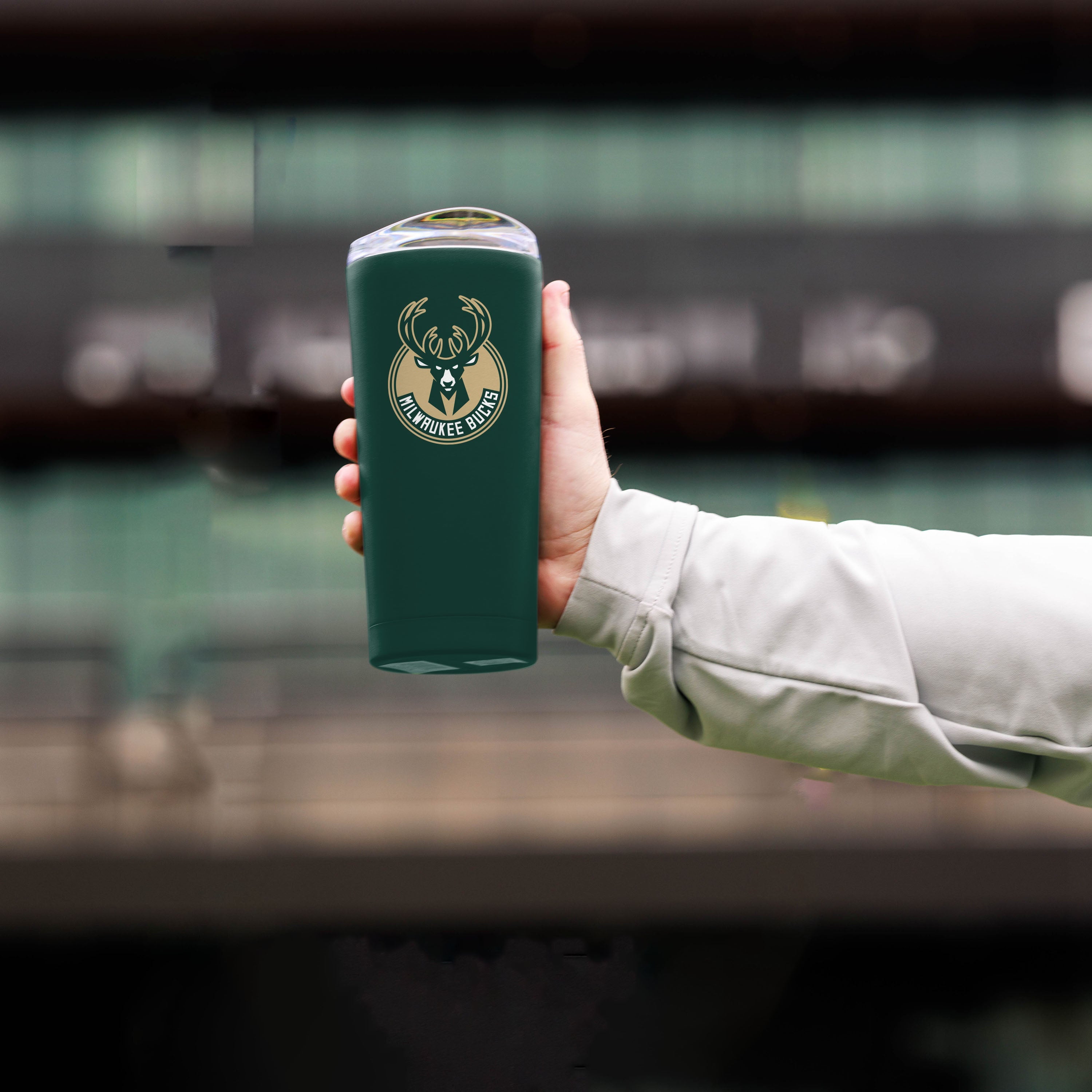 Milwaukee Bucks 20oz Flipside Powder Coat Tumbler - Sports Gifts, Sports Memorabilia, Sports Collectibles, Fan Shop
