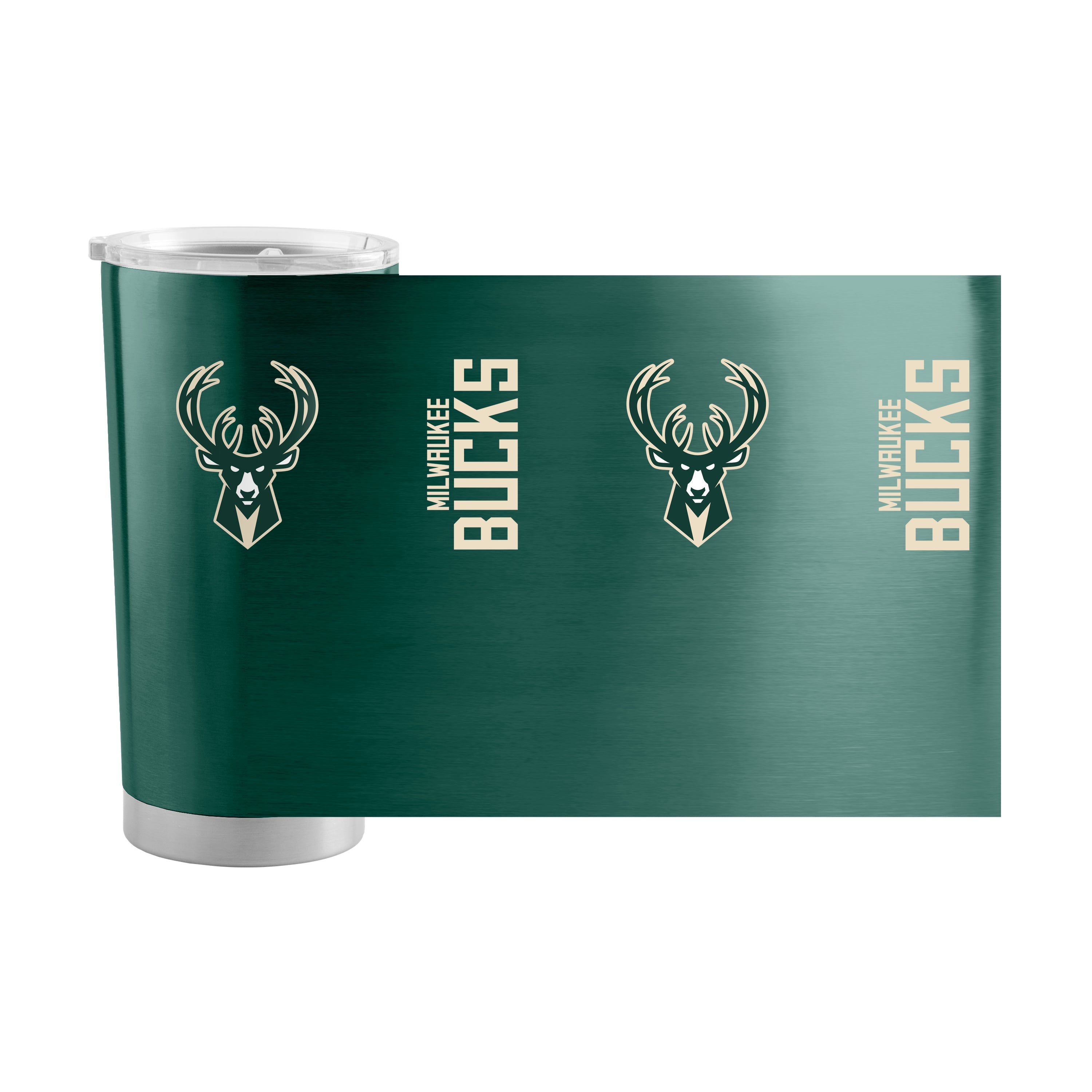 Milwaukee Bucks 20oz Gameday Stainless Steel Tumbler - Sports Gifts, Sports Memorabilia, Sports Collectibles, Fan Shop