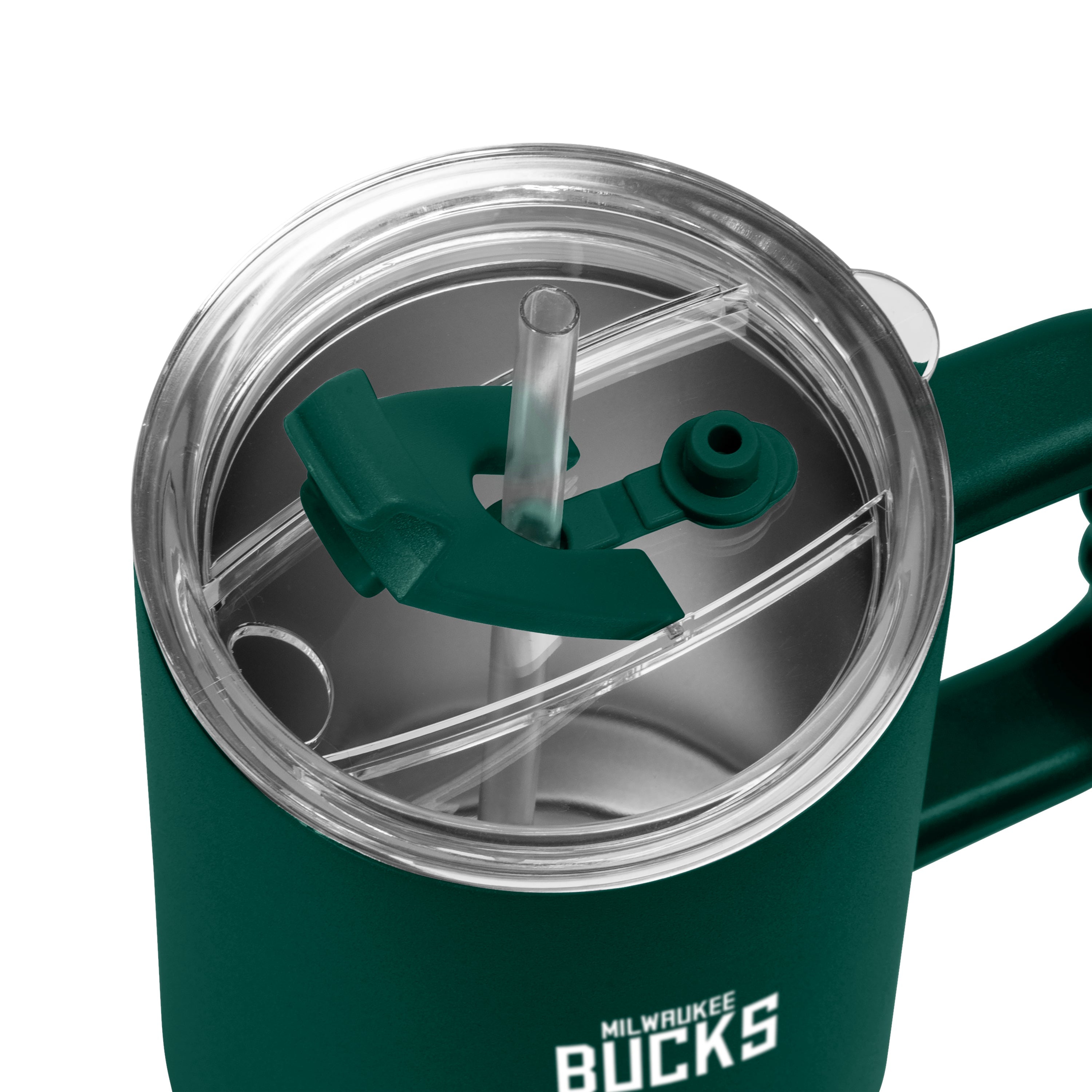Milwaukee Bucks 40oz Flipside Powder Coat Tumbler - Sports Gifts, Sports Memorabilia, Sports Collectibles, Fan Shop