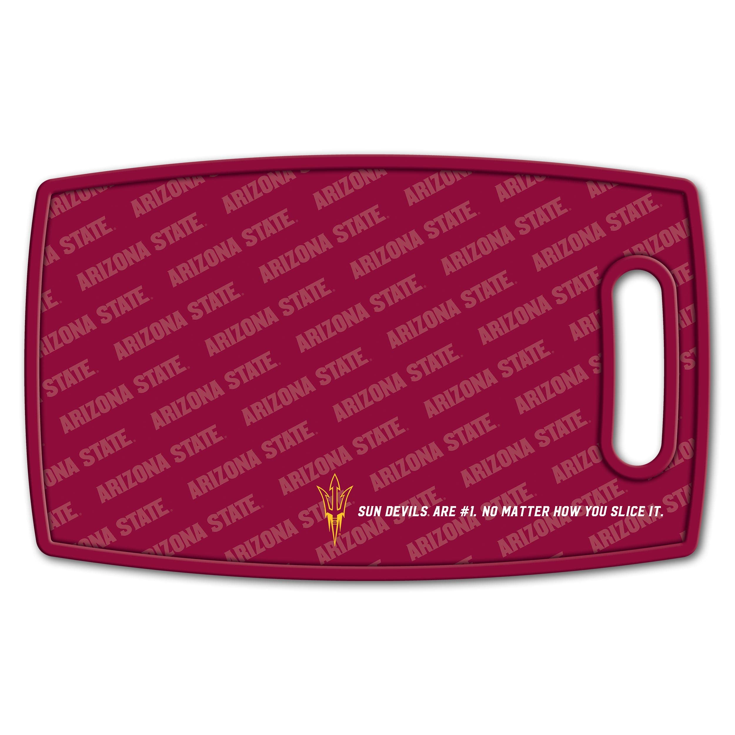 YouTheFan NCAA Arizona State Sun Devils Logo Series Cutting Board - Sports Collectibles, Sports Memorabilia, Sports Fan Shop, Sports Gifts