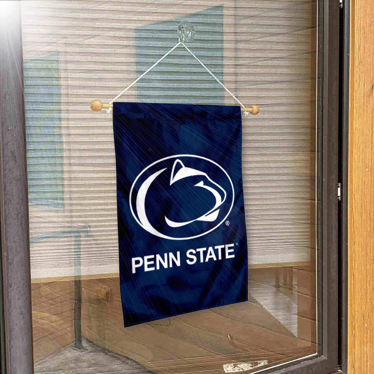 College Flags & Banners Co. Penn State Nittany Lions Banner for Windows Doors and Walls - Sports Collectibles, Sports Memorabilia, Sports Fan Shop, Sports Gifts