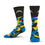 For Bare Feet NFL LOS ANGELES CHARGERS Shattered Camo Crew Sock Team Color Large - Sports Gifts, Sports Memorabilia, Sports Collectibles, Fan Shop