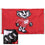 College Flags & Banners Co. Wisconsin Badgers Embroidered and Stitched Nylon Flag - Sports Collectibles, Sports Memorabilia, Sports Fan Shop, Sports Gifts