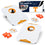 Wild Sports NCAA Tennessee Volunteers Pro Football All-Weather Cornhole Set - Travel Bean Bag Toss Set Includes 8 Bean Bags - Sports Collectibles, Sports Memorabilia, Sports Fan Shop, Sports Gifts