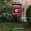 College Flags & Banners Co. Georgia Bulldogs National Champions Garden Flag with Pole Stand Holder - Sports Collectibles, Sports Memorabilia, Sports Fan Shop, Sports Gifts