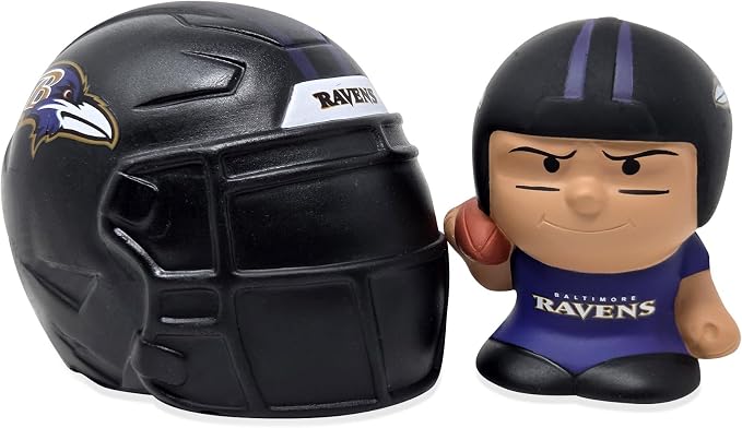 Party Animal Jumbo Squeezy NFL Football Gift Set, Baltimore Ravens