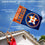 WinCraft Houston Astros Flag Pole and Bracket Set - Sports Collectibles, Sports Memorabilia, Sports Fan Shop, Sports Gifts