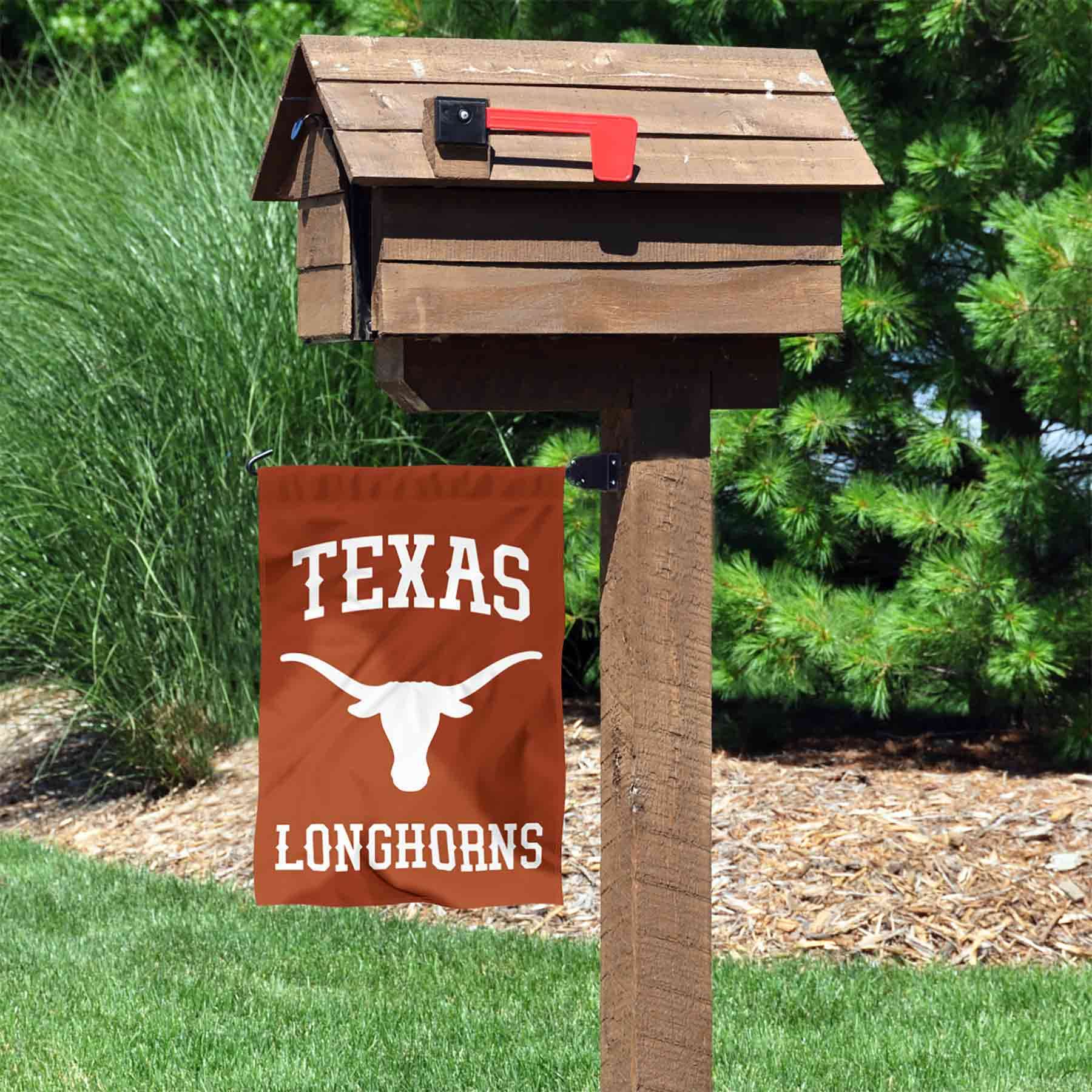 Texas Longhorns Wordmark Garden Banner Flag - Sports Collectibles, Sports Memorabilia, Sports Fan Shop, Sports Gifts