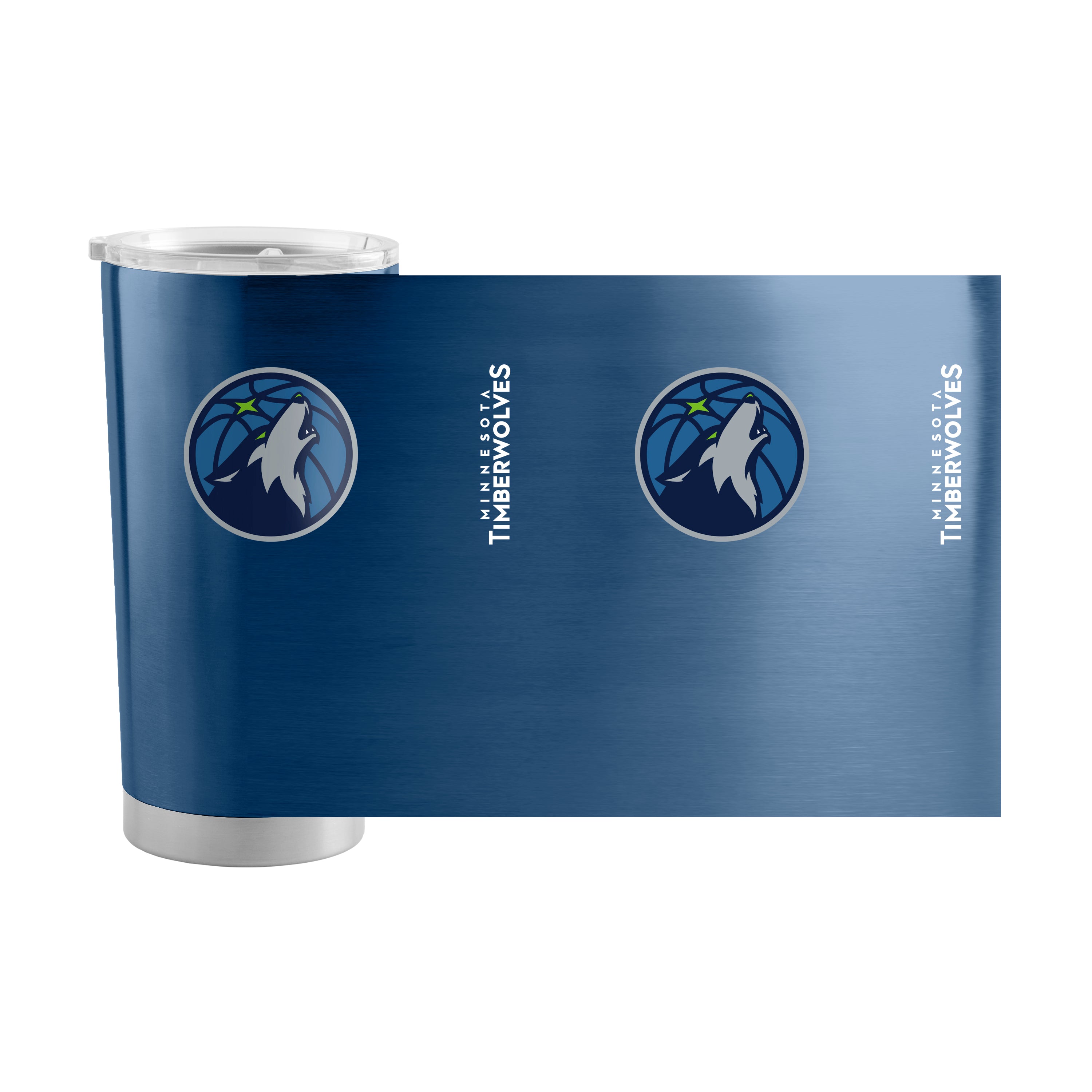 Minnesota Timberwolves 20oz Gameday Stainless Steel Tumbler - Sports Gifts, Sports Memorabilia, Sports Collectibles, Fan Shop